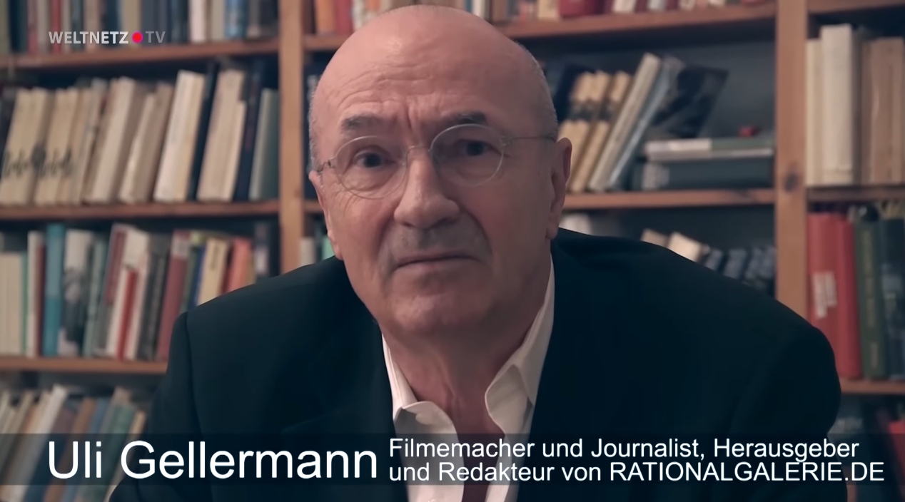 Ulli Gellermann aus dem Video von Weltnetz-TV zum Berliner Wahlergebnis 2016