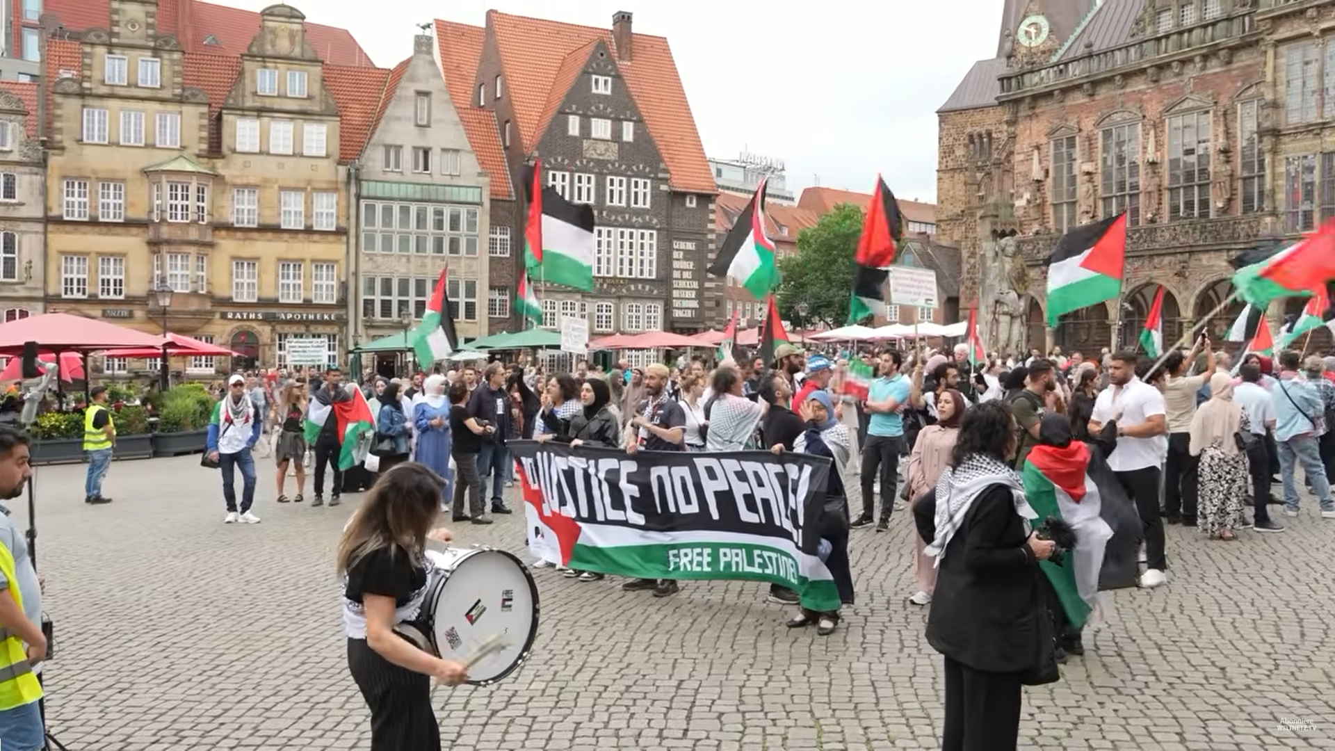 Palästina-Demo in Bremen Juli 2025